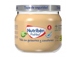 Imagen del producto Nutribén Potitos introducción: pollo con guisantes y zanahoria 120gr