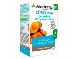 Imagen del producto Arkocapsulas bio curcuma piperina 80caps