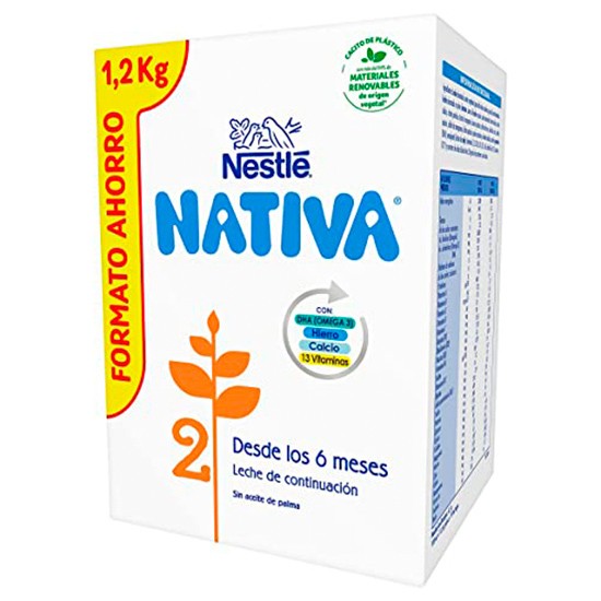 Nestlé Nativa 2 leche de continuación 1200g